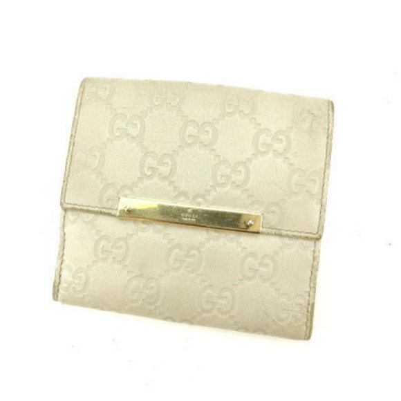 Gucci Bifold Wallet Guccissima Gray Leather Accessory - Picture 1 of 6